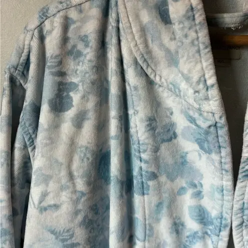 Love Shack Fancy  Indie Cotton blue rose /ombre in med/large. Missing Belt.