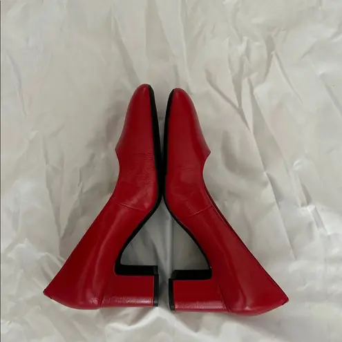 Aerosoles Comfortable MINETTA Mid-heel Pump, Racing Red Leather, Size 8.5W, NWT
