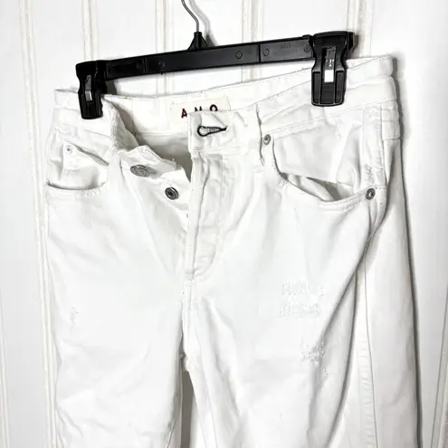 Amo Babe Sea Salt Slim Fit Jeans Sz 29 White