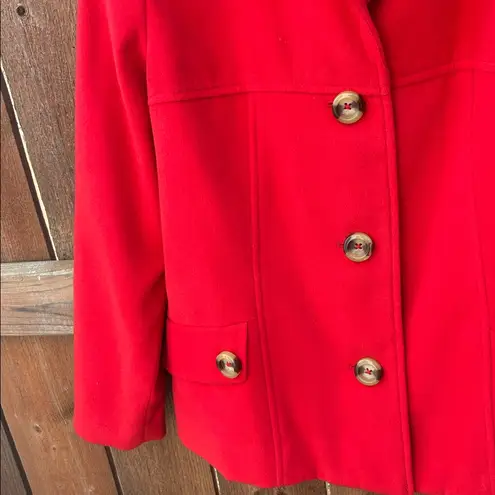 R.Q.T. Red Peacoat Size 12