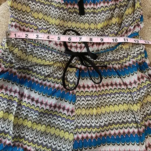 ‎Strapless Lightweight Romper Blue