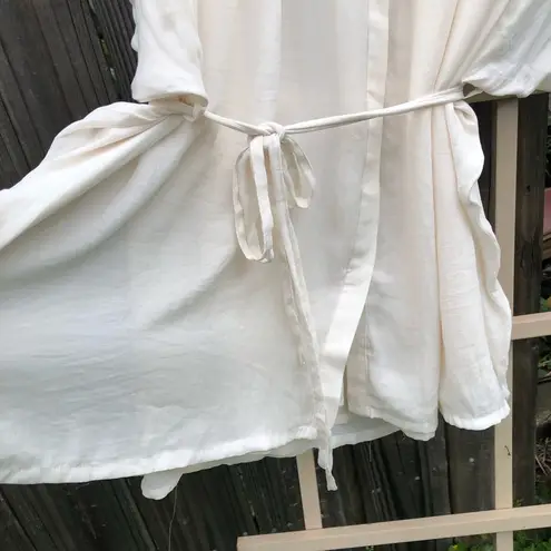 ZARA Wide Sleeve Loose Top Blouse Puff Sleeves Small