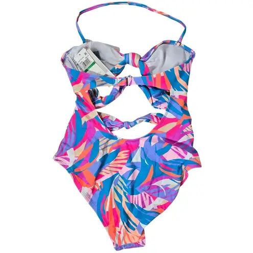 Salt + Cove Junior's Tropical Breeze Knotted One‎ Piece Swimsuit L NWT Pink Size undefined