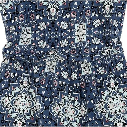 Style & Co  Medium Jumpsuit Floral Surplice V-Neck Dolman Sleeve Stretch Multi