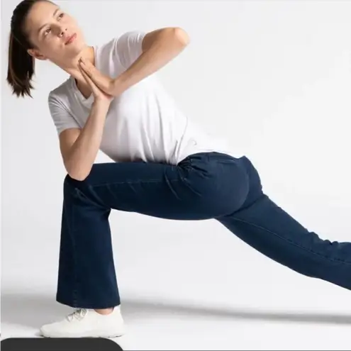Betabrand  Yoga Classic Straight  Jeans Blue Size XL
