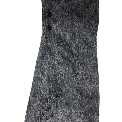 Emporio Armani Main Line Metallic Jacquard Pants S/M Silver Black NWT $495