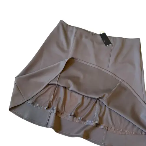 Lane Bryant NWT 6th & Lane Gray Flared Skirt Size 28 Plus $89 Career Workwear Stretch