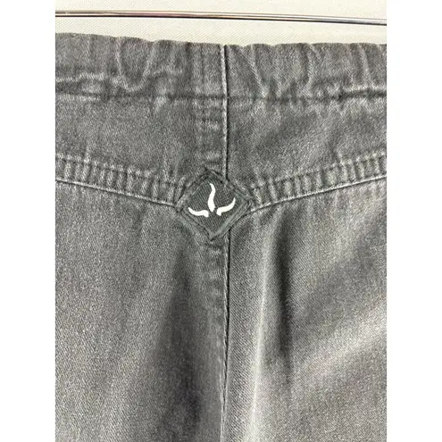 prAna Womens Black Cargo Pants With Decorative Hem Size S