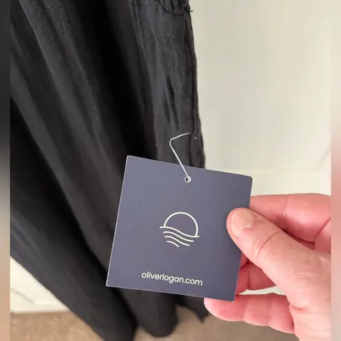 Oliver Logan Benton Romper Gauze Organic Cotton Smocked Jumpsuit. Size Large.