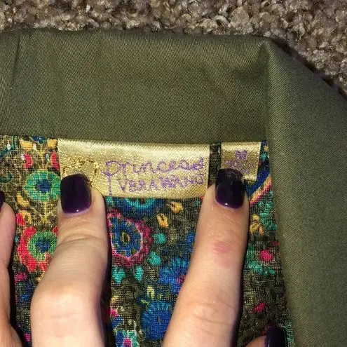 Princess Vera wang medium open front blazer Green