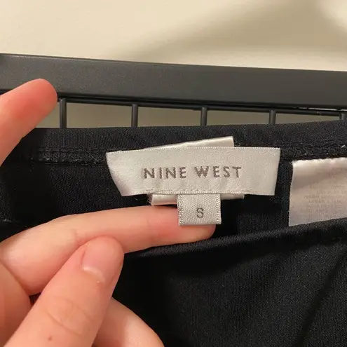 Nine West NWOT |  women’s black ruffle skirt — small