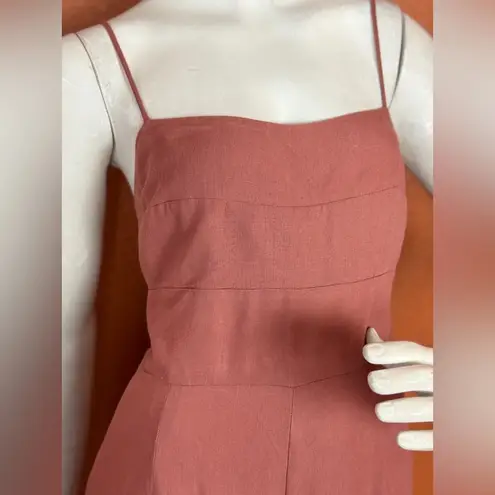 Jun & Ivy Elegant Pink Jumpsuit Size LARGE. E38