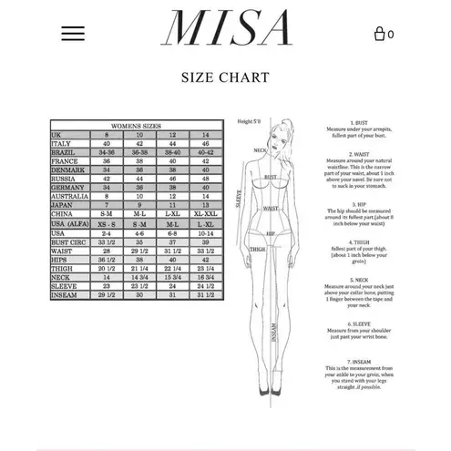 MISA Los Angeles Georgia Pura Vida Flora Dress Size S