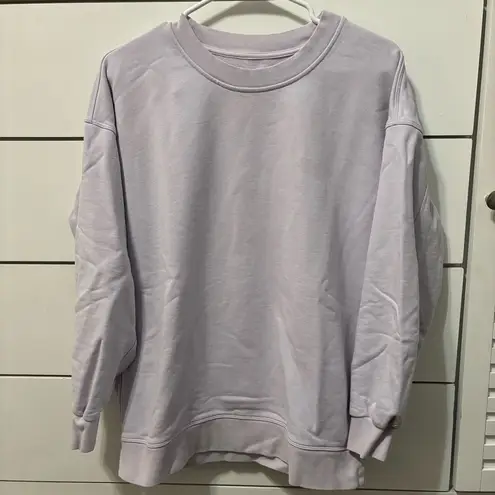 Lululemon  Perfectly Oversized Crew Light Lavender