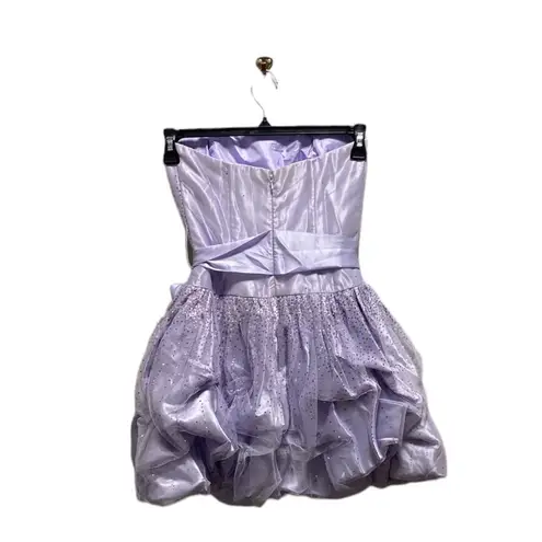 Gunne Sax Jessica McClintock Bubble Dress Purple Size 3 Vintage Glam 90’s Fairy