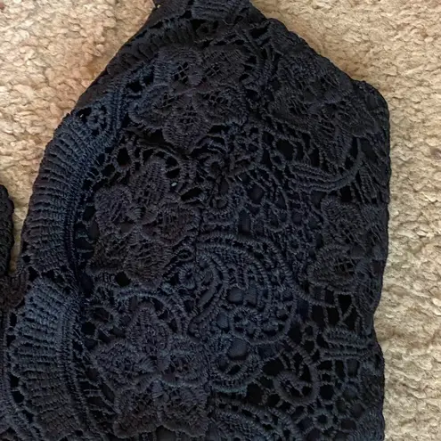 May & July Clothing Brand Black Lace Bralette Bra S Small 32” Bust 32C