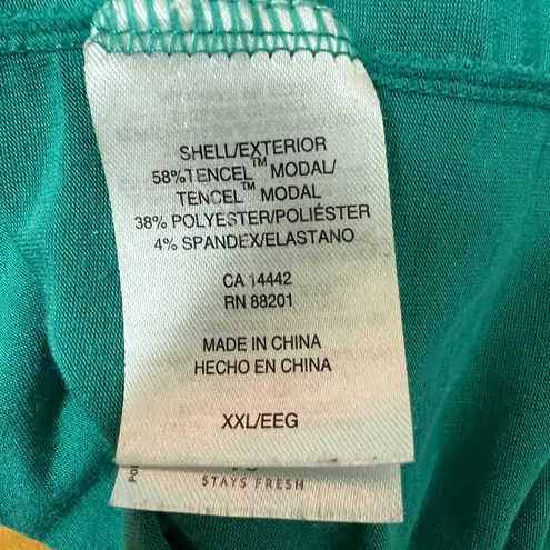 Mondetta V-Neck Short Sleeve Women's Top Size XXL Relaxed Comfort Stretch Casual