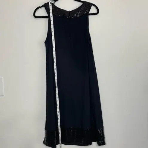 MSK Black Halter Embellished Cocktail Evening Dress NWT Size 1X