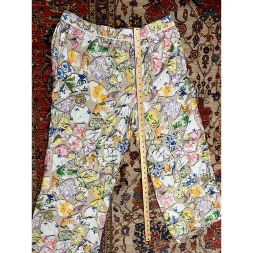 Maeve Womens Boho The Brooklin Printed Wide-Leg Boho Floral Pull-On Pants XL
