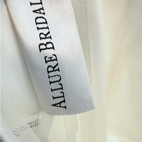 Allure Bridals Womens Wedding Dress Style 9373 Ivory Silver Beaded A