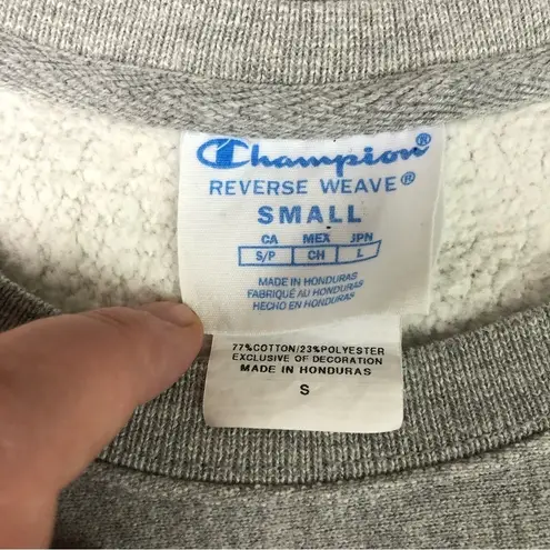 Champion  Reverse Weave Women’s Pullover Crewneck Logo Sweatshirt Size Small