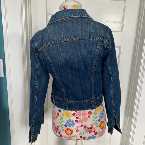 CAbi Simple Cropped Jean Jacket 