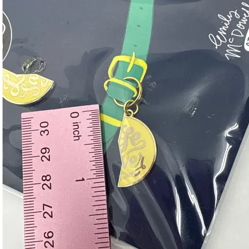 Cat Dog Emily McDowell My Better Half Life Saver Necklace & Pet Collar Charm Set Gold