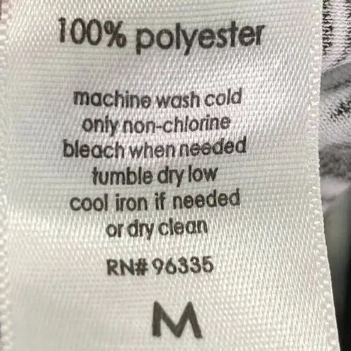 Susana Monaco Susana Monoco Stretch Knit Mini Dress Geometric Fan Print Navy White Womens M