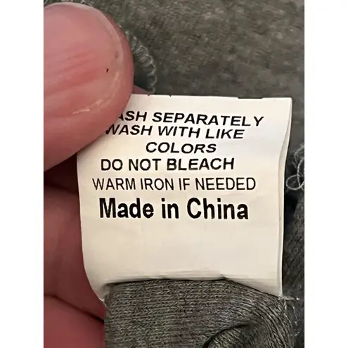 Bluetime Hoodie Womens Small Gray Leopard Colorblock Pullover Sweatshirt