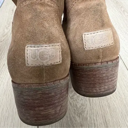 UGG Australia Darling Suede Ankle Boots Chestnut Size 11