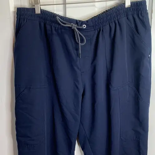 Beyond Scrubs Happiness Collection Navy Joy Pocket Jogger Pants W