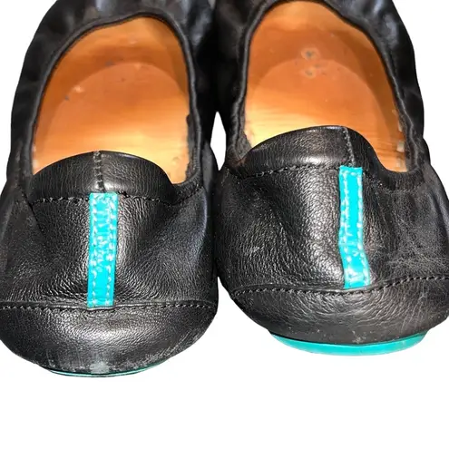 Tieks by Gavrieli Matte Black Classic Italian Leather Ballet Flats size 8