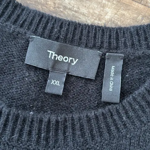 Theory  Short-Sleeve Sweater in Feather Cashmere