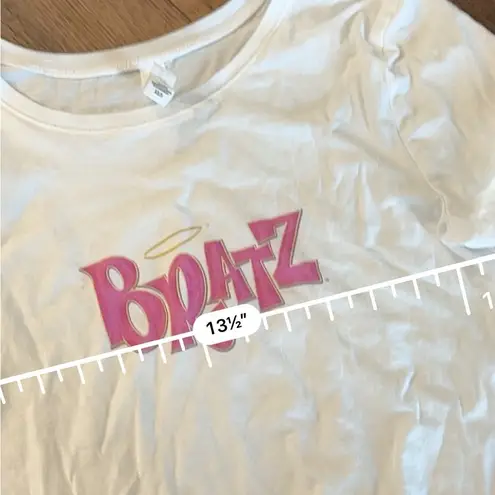 Bella Canvas Bratz white pink baby tee