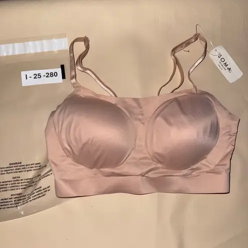 Soma Enbliss Luxe Adjustable Bralette Hush M Wireless Padded Comfort