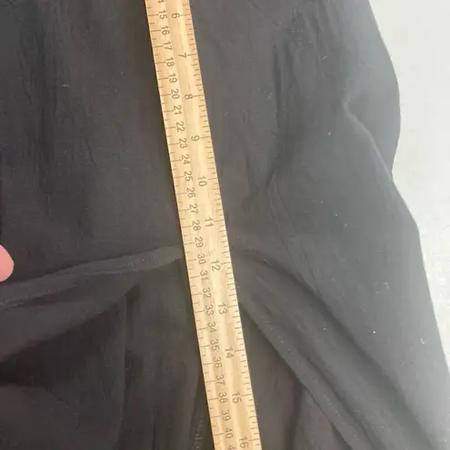 Palazzo Side Split Pants Black Size Large