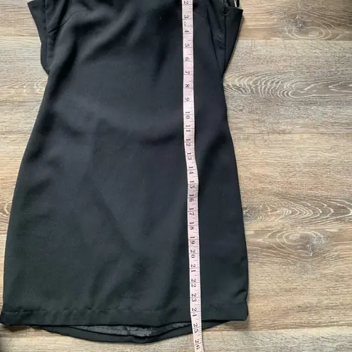 Lulu’s Black Toast to Life Tie Back Mini Dress XS