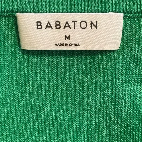 Babaton Aritzia Anderson sculpt adjustable halter knit mini dress Kelly green M