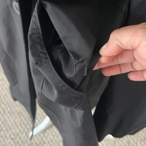 Pelle Studio Women’s Trench Coat – Black – Size XL – Double Breasted