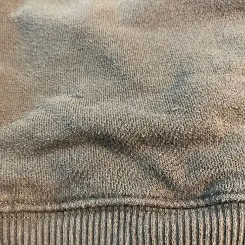 Aerie  Charcoal Gray Mock Neck Oversized Sweatshirt Pullover Fleece Size S READ