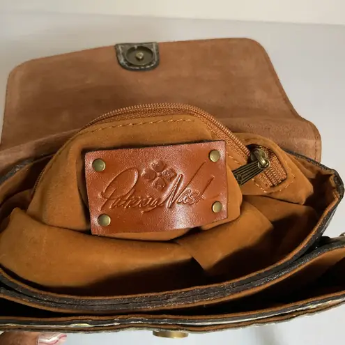 Patricia Nash Tooled Leather Crossbody Bag – Turq Multi – NEW WITHOUT TAGS