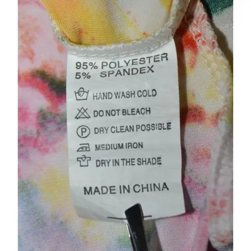 Shoreline Sun Dress A-Line Popover Colorful Art 2 Wear Size L/XL Mixed Print