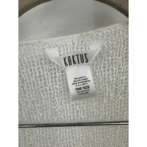 Kaktus Sheer Coquette Fairy Whimsical Top Women Ivory Ballet Feminine Ethereal Size M