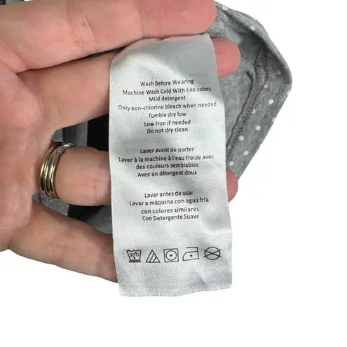 Motherhood Bundle of 2 Maternity Casual Dresses Breastfeeding Gray Pink Small S