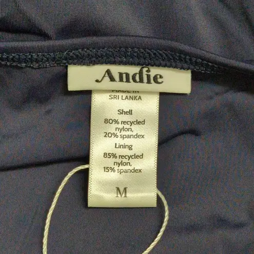 ANDIE Tulum Navy Blue Beach Pool Resort Crisscross M New