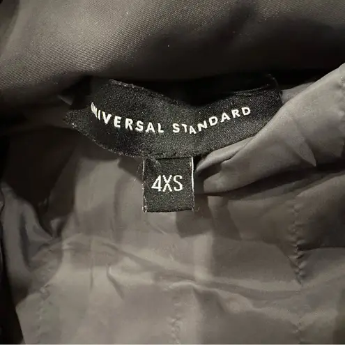 Universal Standard Rainier Hooded Puffer Coat Gray 4XS