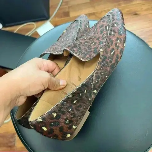 Madewell  The Frances Skimmer in Painted Leopard Calf Hair Size 8 - Image 8