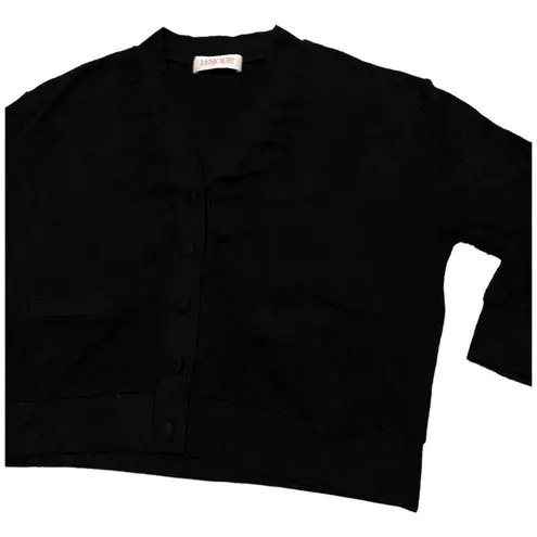 NWOT LESJOUR BLACK BUTTONED CARDIGAN BIZ