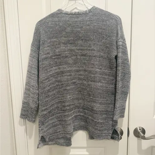 Marine layer Catalina Cardigan Sweater in Anthracite Marl Open Front Medium