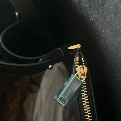 Salvatore Ferragamo Ferragamo Charming Medium Leather Tote Bag in Black, New with Tag